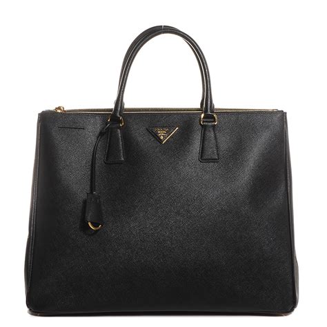 prada shopping bag saffiano lux nero|Prada pillow bag.